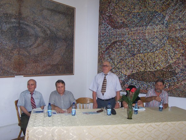 Titu Painişoară, Zenovie Cârlugea, Ion Gociu, d-na Manoniu şi Ion Popescu Brădiceni