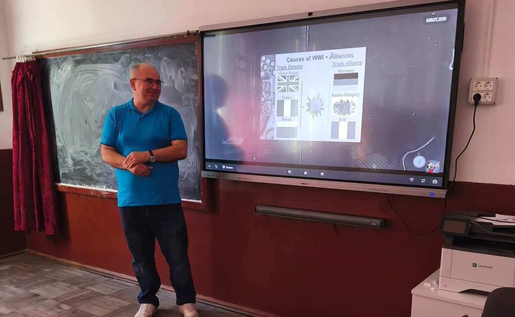 La ora de istorie cu echipamentul&nbsp;digital